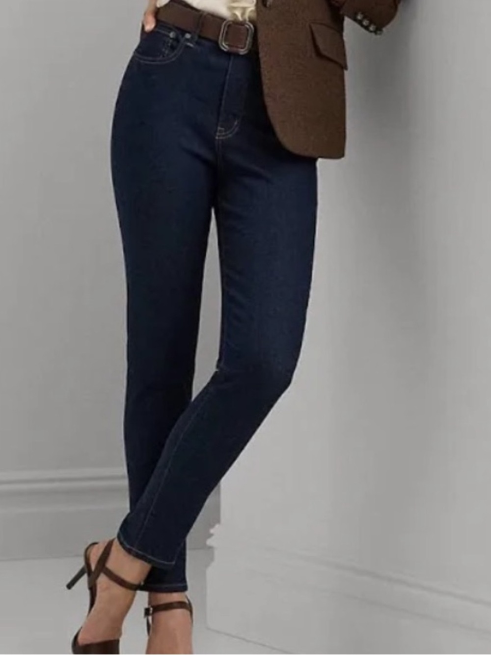 Lauren Ralph Lauren Classic Skinny Curvy Jeans Size 6